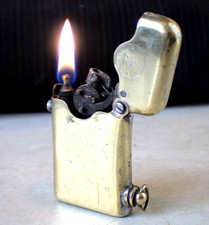 Briquet Ancien @ THORENS les 1er 1920s' @ Centenary Lighter Feuerzeug Accendino