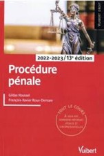 Procédure pénale 2022/2023 - 13ème édition