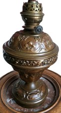 Ancienne grande lampe à - &,