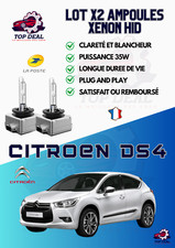 KIT 2x AMPOULES XENON HID Citroen DS4 de 2011 à 2014 35W blanc pur
