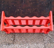 ETAGERE à VIN orange LAN CAN 970 ITALY bottle rack VINTAGE 70' bouteille