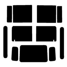 Pré Découpé Film Vitre Teintée pour Land Rover Defender 110 5-Door 94-09