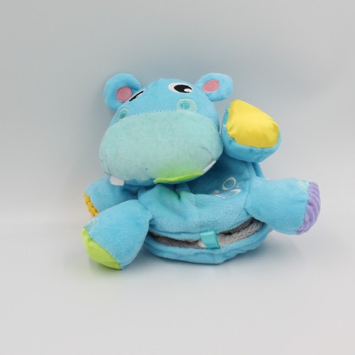 Doudou balle hippopotame - , bleu