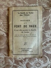 Notice sur le fort de vaux | Bon état