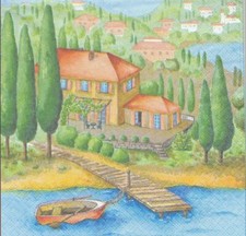 Lot de 4 Serviettes en papier