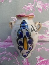 Poterie de NABEUL beau petit Vase Amphore 7cm de haut bon état COLLECTION