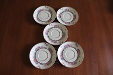 5 soucoupes Limoges Touze Lemaitre Frère & L.Blancher art déco 1929-39 