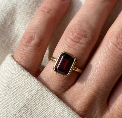 Bague solitaire fait main - bague,