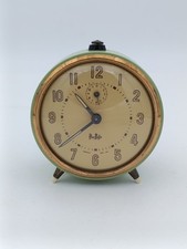 Réveil HorBijo par JAZ vert pastel années 50 – mécanique fonctionnel