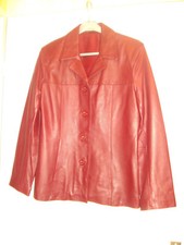 Veste en cuir d'agneau femme