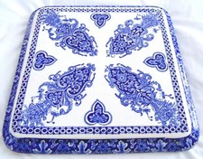 dessous de plat gien bleu 26