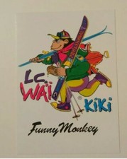 carte postale publicitaire LC WAIKIKI Funny Monkey