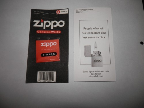 Zippo wick pour - , (meche)