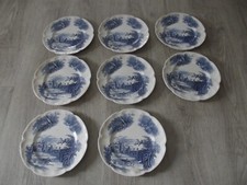 Ancien 8 Assiettes Dessert