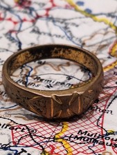 Bague patriotique motif croix de fer