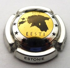 Capsule de champagne NOWACK n°33b Estonie 2€ Cercle métal