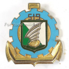 Insigne régimentaire Français : 519 regiment du train  ( original )