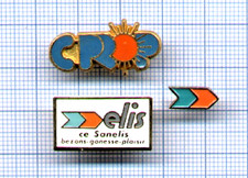 Lot 3 PIN'S sponsor / ROLAND