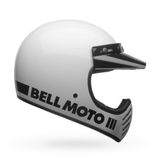 Casque Bell Moto-3 (Blanc Brillant Classique - Petit) 7152126