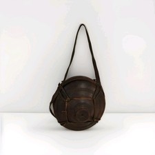 Corbeille africaine avec couvercle En Bois