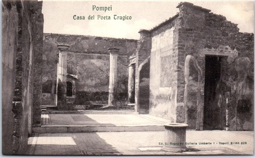 Italie pompei carte postale - italie,
