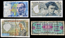 4 Billets de 50 Francs