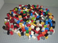 LEGO Lot de 400 Briques Divers Réf 3004  Red/Black/Bleu/Dkred/Yellow/Dkstone/Tan