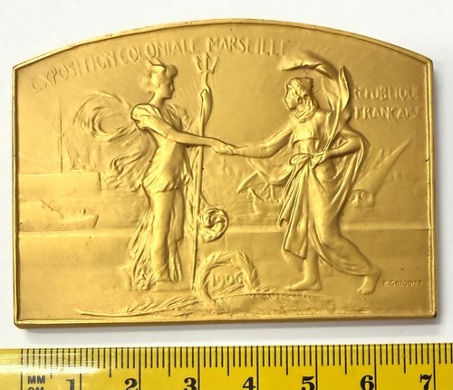 Médaille exposition coloniale - médaille,