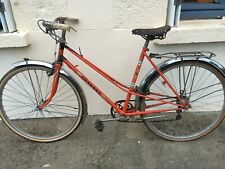 VELO PEUGEOT ORANGE VINTAGE FEMME