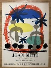 Joan MIRO - Affiche Originale Exposition Galerie BERRGRUEN
