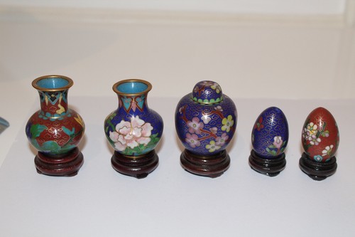 Lot vase urne oeuf miniatures - urne,