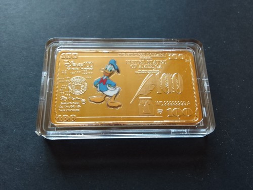 Lingot plaque 100 ans - or, de