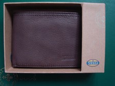 PORTEFEUILLE CUIR MARRON CLAIR NEUF FOSSIL 'LONG LIVE VINTAGE'