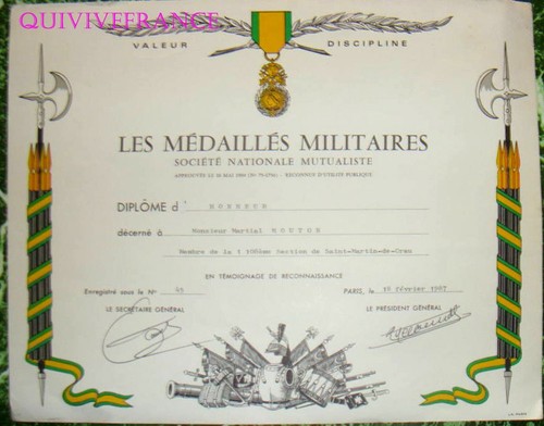 Dipl582 diplome d honneur - dipl582,