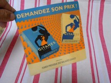 Ancienne Publicité pour cigarettes GITANES Tapis de caisse