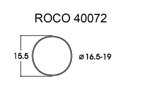 Roco 10x bandages roue - de,