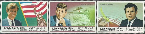 Timbres personnages kennedy - timbres,