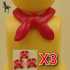 X6 Playmobil écharpe rouge