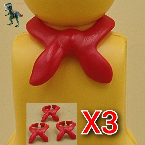 Playmobil écharpe rouge - x6,