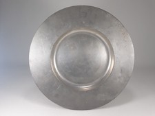 Assiette CARDINALE étain XIXème ARTHUR CHAUMETTE 1887 poinçon copie