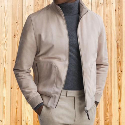 Leather junction veste - leather,