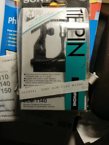 Microphone sony ecm t140 - microphone,