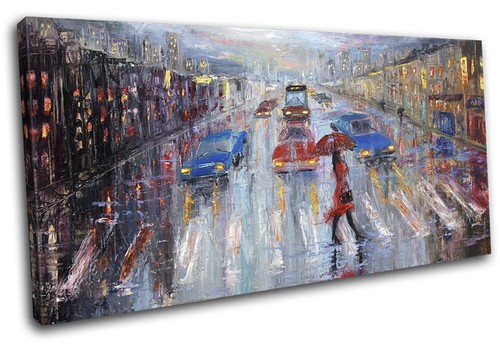 Oil paint umbrella street art - oil,