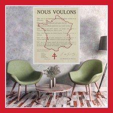 REPRO AFFICHE TOILE COTON