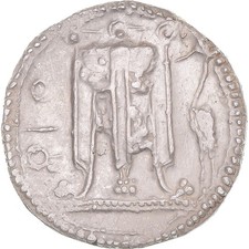 Bruttium, Nomos, environ 500-480 av. J.-C., croton, argent, SS, HN Italy : 2102