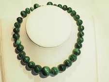 COLLIER VINTAGE MALACHITE