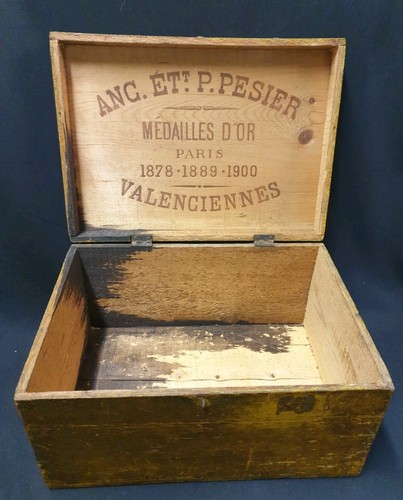 Ancienne caisse coffret - coffret, bois