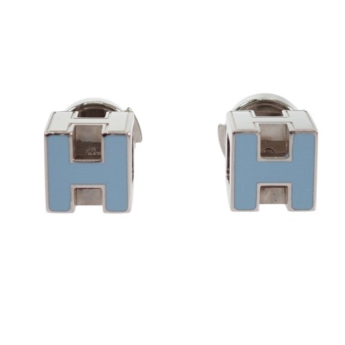 Hermes pierce bleu métal - bleu,
