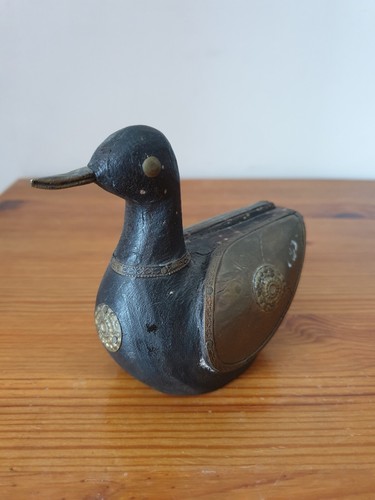 Figurine vintage canard en - de,
