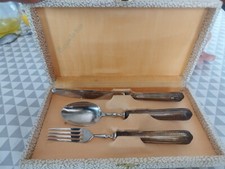 Couvert de baptême ou de communion en argent 800